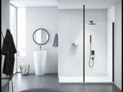 Merlyn Black Squared Wetroom Shower Wall Panel 1000mm - BLKFSWCTL100 -Bliss Bath Shop 0f3701b7e4a62b9d3740a62a587516dbb5dd44bb25ed0ebcdce277d9d2a40540 7