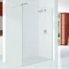 Merlyn 10 Series Shower Wall With Wall Profile & Stabilising Bar 1200mm - S10SW1200H -Bliss Bath Shop 10 series showerwall 1400mm 8