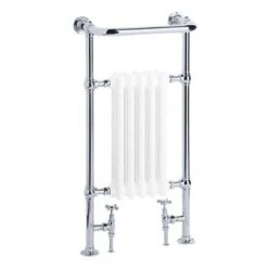 Essential Taurus Towel Warmer White/Chrome 965mm X 540mm - 148801
