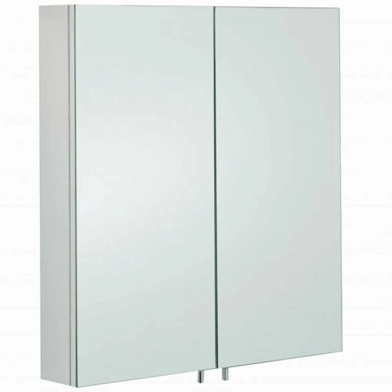 RAK Ceramics Delta Stainless Steel Double Cabinet With Mirrored Doors - 12SL801 3 RAK Ceramics Delta Stainless Steel Double Cabinet With Mirrored Doors - 12SL801