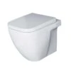 Essential FUCHSIA Back To Wall Pan Only - EC4004 -Bliss Bath Shop 1 4 34