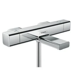 Hansgrohe Ecostat E Thermostatic Exposed Bath Shower Mixer - Chrome - 15774000