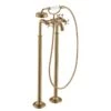 Axor Montreux 2-Handle Bath Mixer Floor-Standing With Cross Handles - Brushed Bronze - 16547140 -Bliss Bath Shop 1 6 16547140