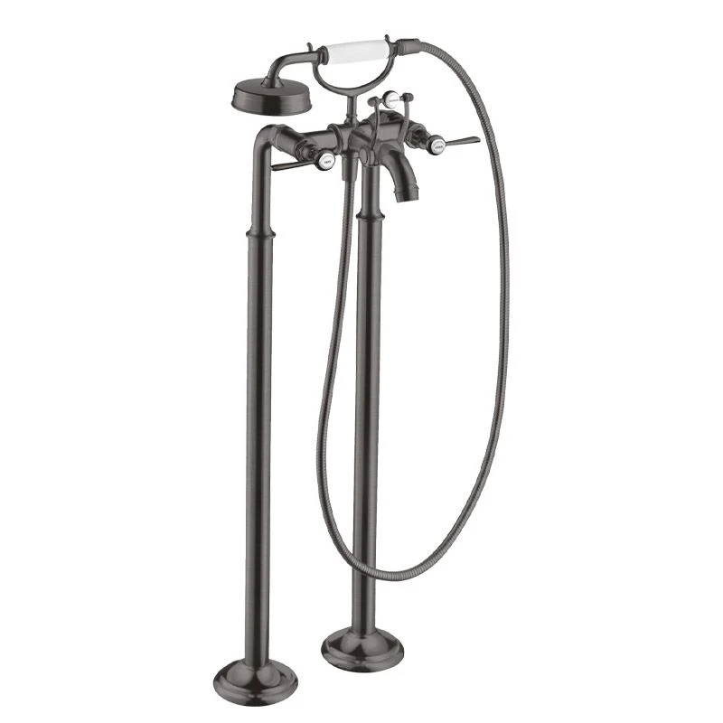 Axor Montreux 2-Handle Bath Mixer Floor-Standing With Lever Handles - Brushed Black Chrome - 16553340 3 Axor Montreux 2-Handle Bath Mixer Floor-Standing With Lever Handles - Brushed Black Chrome - 16553340