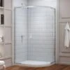 Merlyn 8 Series 1 Door Offset Quadrant Shower Enclosure 1200mm X 800mm - M83243 -Bliss Bath Shop 1dooroffsetquadrantright 2