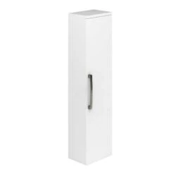 Essential NEVADA Wall Hung Column Unit 1 Door 350mm Wide White - EF307WH