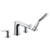 Hansgrohe Metris 4-Hole Rim-Mounted Bath Mixer - 31442000 -Bliss Bath Shop 31442000 1
