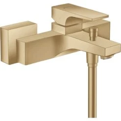 Hansgrohe Metropol Single Lever Bath & Shower Mixer Tap For Exposed Installation With Lever Handle Brushed Bronze - 32540140