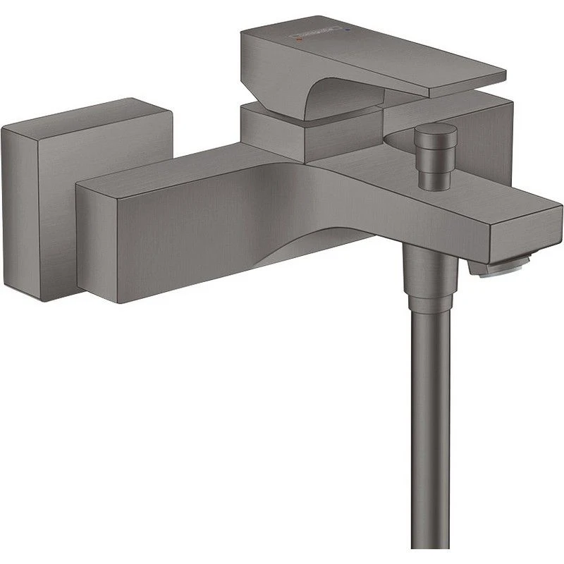 Hansgrohe Metropol Single Lever Bath & Shower Mixer Tap For Exposed Installation With Lever Handle Brushed Black Chrome - 32540340 3 Hansgrohe Metropol Single Lever Bath & Shower Mixer Tap For Exposed Installation With Lever Handle Brushed Black Chrome - 32540340