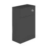 Essential NEVADA WC Unit 500mm Wide X 200mm Deep Grey - EF308GR -Bliss Bath Shop 3 2 55