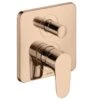 AXOR Citterio M Single Lever Manual Bath Mixer For Concealed Installation With Integrated Backflow Prevention - Polished Red Gold - 34427300 -Bliss Bath Shop 3 4 34427300