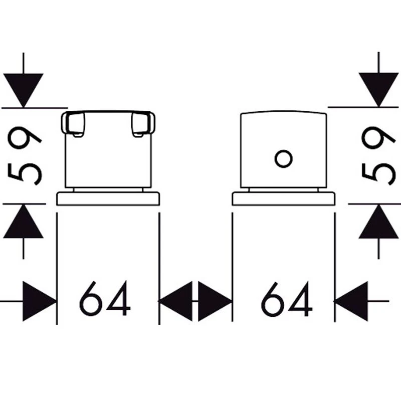 AXOR Citterio E 2-Hole Bath Mixer Thermostatic Rim Mounted Brushed Bronze - 36412140 4 AXOR Citterio E 2-Hole Bath Mixer Thermostatic Rim Mounted Brushed Bronze - 36412140 - Image 2