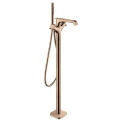 Axor Citterio E Freestanding Thermostatic Bath Mixer - Polished Red Gold - 36416300