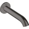 Axor Uno Bath Spout Bent Brushed Black Chrome - 38411340 -Bliss Bath Shop 3 8 38411340