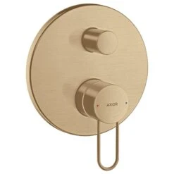 AXOR Uno Single Lever Manual Bath Mixer For Concealed Installation With Loop Handle - Brushed Bronze - 38426140