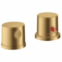 Axor Uno Rim-Mounted Thermostatic Bath Mixer 2-Hole - Brushed Gold Optic - 38480250