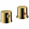 Axor Uno Rim-Mounted Thermostatic Bath Mixer 2-Hole - Polished Gold Optic - 38480990 -Bliss Bath Shop 3 8 38480990