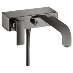 Axor Citterio Single Lever Manual Bath Mixer With Lever Handle - Polished Black Chrome - 39400330