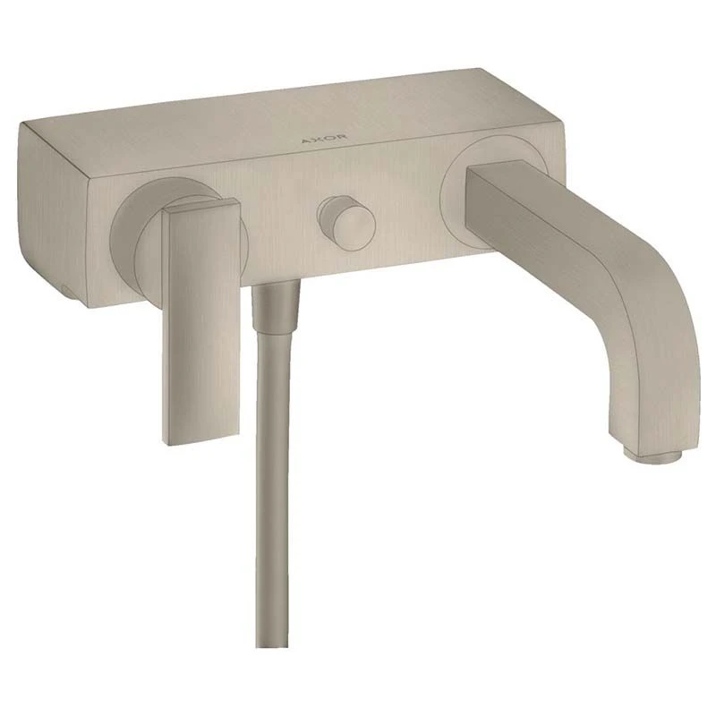 Axor Citterio Single Lever Manual Bath Mixer With Lever Handle - Brushed Nickel - 39400820 3 Axor Citterio Single Lever Manual Bath Mixer With Lever Handle - Brushed Nickel - 39400820