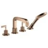 Axor Citterio 4H Bath Mixer Tile Mounted With Lever Handles & Escutcheons - Polished Red Gold - 39454300 1 Axor Citterio 4H Bath Mixer Tile Mounted With Lever Handles & Escutcheons - Polished Red Gold - 39454300 -Bliss Bath Shop 3 9 39454300