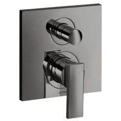 Axor Citterio Bath Mixer With Lever Handle & Integrated Backflow Prevention - Polished Black Chrome - 39457330