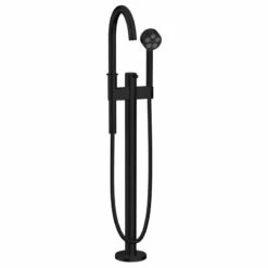 Axor One Single Lever Bath Mixer Floor-Standing - Matt Black - 48440670 -Bliss Bath Shop 48440670