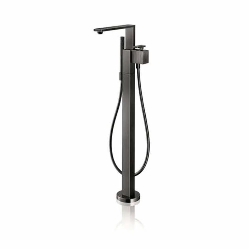 Axor Edge Floorstanding Single Lever Bath Mixer - Diamond Cut - Polished Black Chrome - 46441330 4 Axor Edge Floorstanding Single Lever Bath Mixer - Diamond Cut - Polished Black Chrome - 46441330 - Image 2