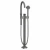 Axor One Single Lever Bath Mixer Floor-Standing - Polished Black Chrome - 48440330 -Bliss Bath Shop 4 8 48440330