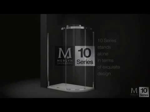 Merlyn 10 Series 1 Door Offset Quadrant Shower Enclosure Right Hand With Tray 1200 X 800mm - Clear Glass - MS103234CR 5 Merlyn 10 Series 1 Door Offset Quadrant Shower Enclosure Right Hand With Tray 1200 X 800mm - Clear Glass - MS103234CR - Image 3