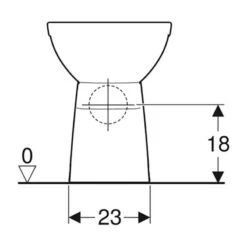 Geberit Selnova Comfort Close Coupled WC Pan - 500.486.01.7 -Bliss Bath Shop 5 0 500486017 5
