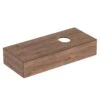 Geberit Variform 1200mm Cabinet For Lay-On Washbasin 2 Drawers Shelf Surface & Trap - Dark Hickory - 501.174.00.1 -Bliss Bath Shop 5 0 501.174.00.1