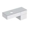 Geberit Variform 1350mm Cabinet For Lay-On Washbasin 3 Drawers Shelf Surface & Trap - White - 501.189.00.1 -Bliss Bath Shop 5 0 501.189.00.1