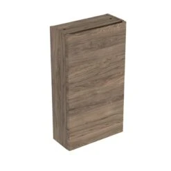 Geberit Renova Plan 70cm High Level Bathroom Cabinet - Textured Foil - Hickory - 501.920.JR.1