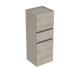 Geberit Renova Plan 105cm Medium Level Bathroom Cabinet - Textured Foil - Light Hickory - 501.922.00.1