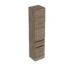 Geberit Renova Plan 180cm Tall Bathroom Cabinet - Textured Foil - Hickory - 501.923.JR.1