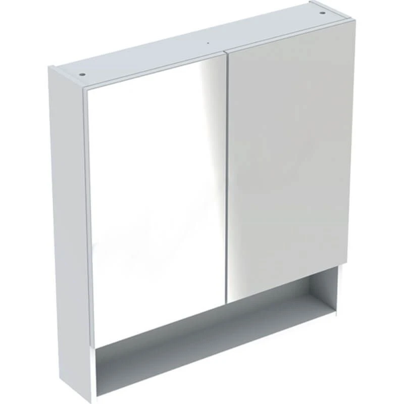 Geberit Selnova Square 2 Doors Mirror Cabinet 588mm - White - 501.264.00.1 3 Geberit Selnova Square 2 Doors Mirror Cabinet 588mm - White - 501.264.00.1