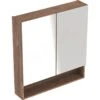 Geberit Selnova Square 2 Doors Mirror Cabinet 588mm - Dark Hickory - 501.266.00.1 1 Geberit Selnova Square 2 Doors Mirror Cabinet 588mm - Dark Hickory - 501.266.00.1 -Bliss Bath Shop 5 0 501266001