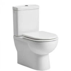 Tavistock MICRA Back To Wall Close Coupled Toilet Pan Horizontal Outlet PAN ONLY- PF100S