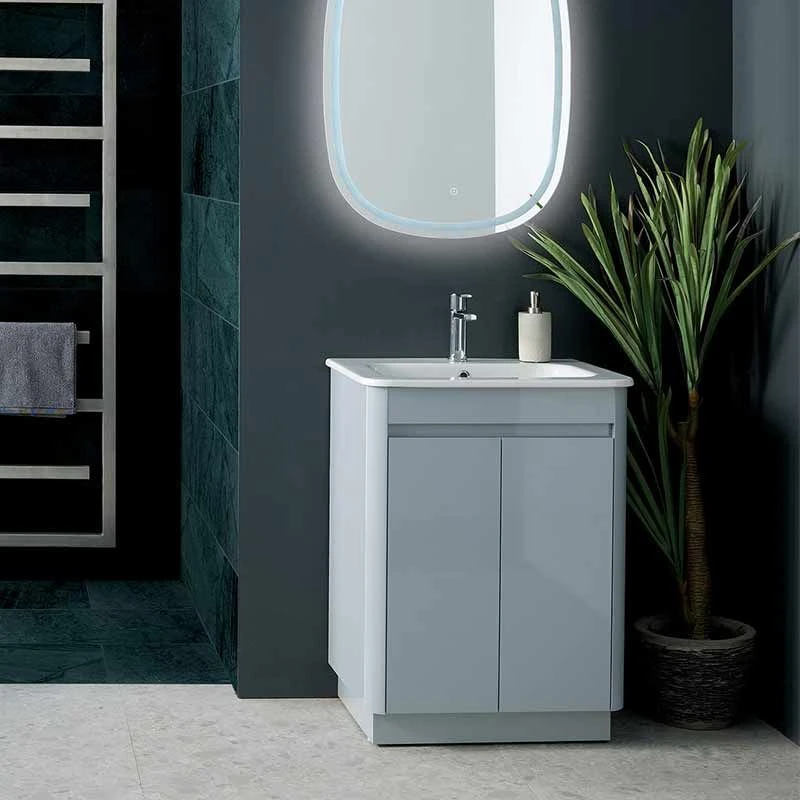 Calypso Sora 600 Floor Standing Vanity Unit - Misty Gloss - 4767 5 Calypso Sora 600 Floor Standing Vanity Unit - Misty Gloss - 4767 - Image 3