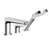 Hansgrohe Talis E 3-Hole Rim-Mounted Single Lever Bath Mixer With Secuflex - 71730000 -Bliss Bath Shop 71730000 hansgrohe talis e144076
