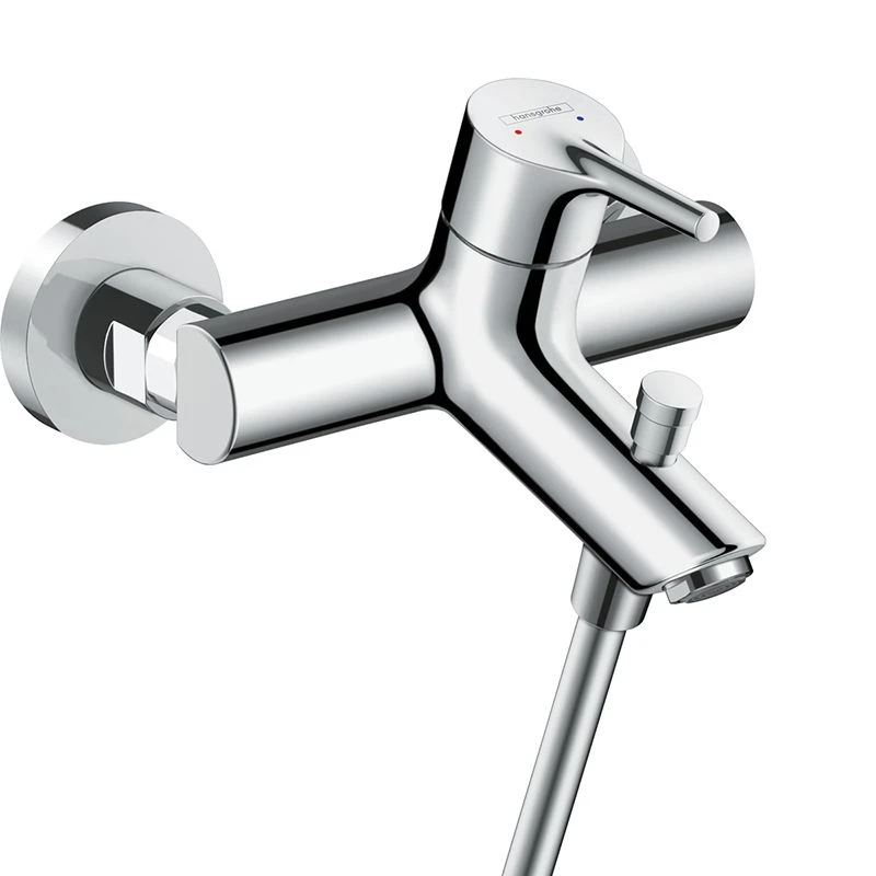 Hansgrohe Talis S Single Lever Manual Bath Mixer For Exposed Installation With Centre Distance 15.3cm - 72401000 3 Hansgrohe Talis S Single Lever Manual Bath Mixer For Exposed Installation With Centre Distance 15.3cm - 72401000