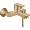 Hansgrohe Talis E Single Lever Bath Mixer Tap For Exposed Installation Brushed Bronze - 71740140 -Bliss Bath Shop 7 1 71740140