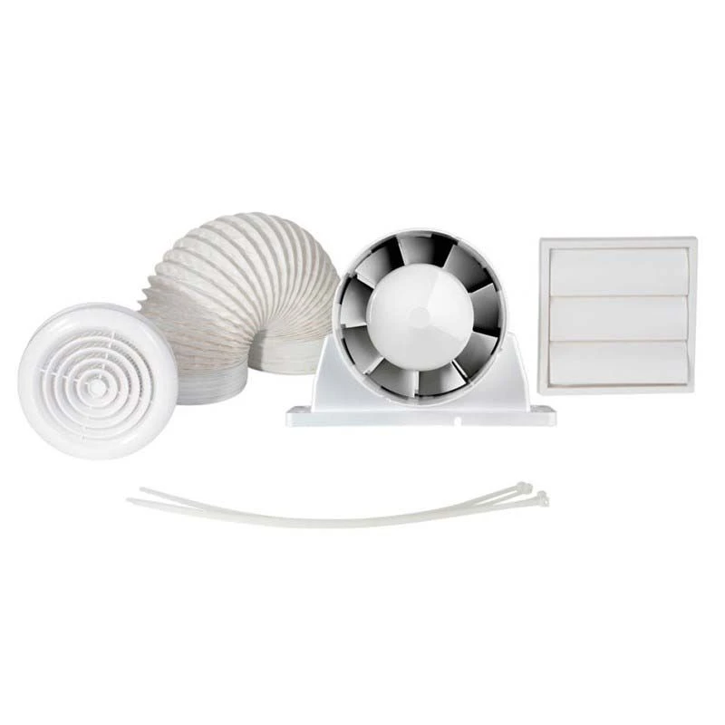 Airflow Aura In-Line Extractor Fan Kit With TImer - 9041419 3 Airflow Aura In-Line Extractor Fan Kit With TImer - 9041419