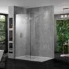 Aquadart 10mm Wetroom Profile Pack Black Chrome - AQ2050BC -Bliss Bath Shop a q aq2050r