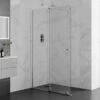 Aquadart Rolla 8 Sliding Wetroom Panel 1200mm - AQ8942S 2 Aquadart Rolla 8 Sliding Wetroom Panel 1200mm - AQ8942S -Bliss Bath Shop a q aq8942s