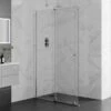 Aquadart Rolla 8 Sliding Wetroom Panel 1400mm - AQ8943S -Bliss Bath Shop a q aq8943s