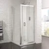 Aquadart Venturi 6 Framless Bifold Shower Door 760mm - AQ9371S -Bliss Bath Shop a q aq9371s