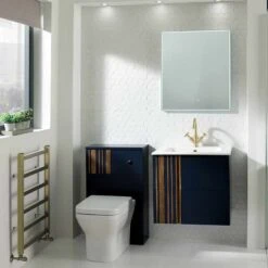 Calypso Novoli WC Unit - Admiral Blue - 4530 -Bliss Bath Shop admiral blue lifestyle2