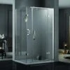 Aquadart Inline Hinged 2 Sided Shower Door 1000 X 800mm - AQ1026 -Bliss Bath Shop aq1026
