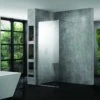 Aquadart 10mm 700mm Wetroom Panel Clear Glass - AQ8410 -Bliss Bath Shop aq8410 1